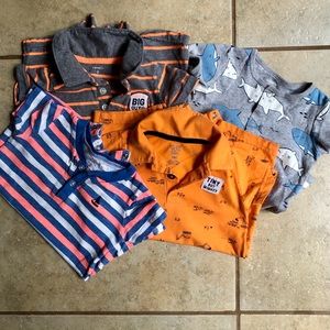 4 Boys 9 month jumpers